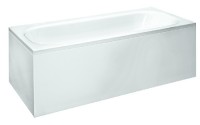 Laufen SOLUTIONS vana 1800x800x620 mm, konstrukce a L-panel levý, bílá   H2245050000001